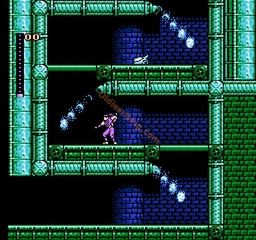 une photo d'Ã©cran de Blue Shadow sur Nintendo Nes